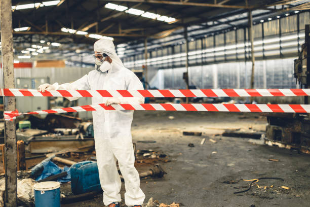 Professional Infectious Disease Decontamination technician working in Flemington, NJ